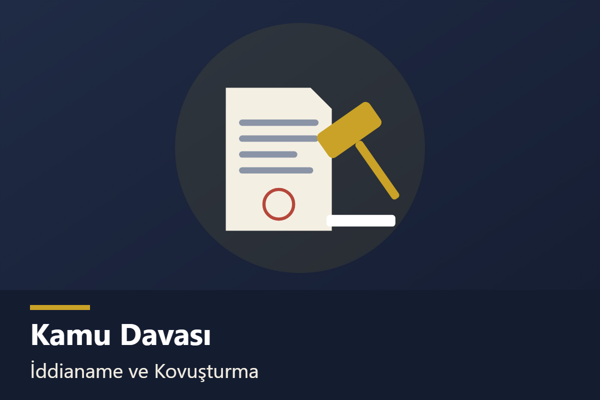İddianame belgesi ve hâkim tokmağı