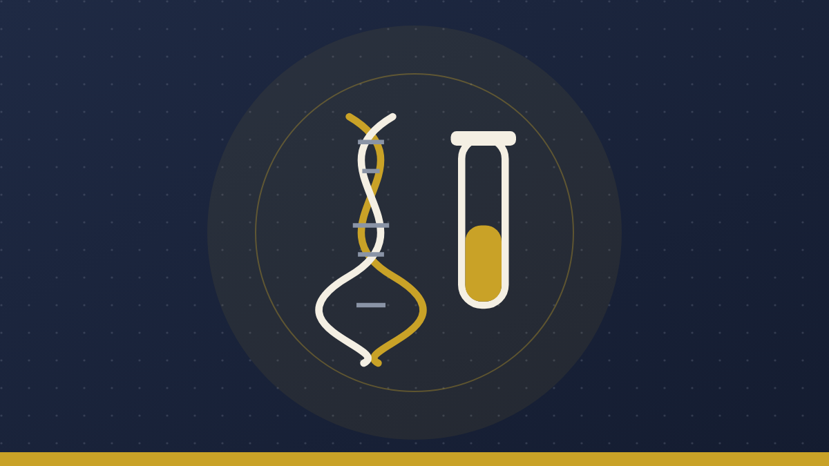 DNA sarmalı ve numune tüpü