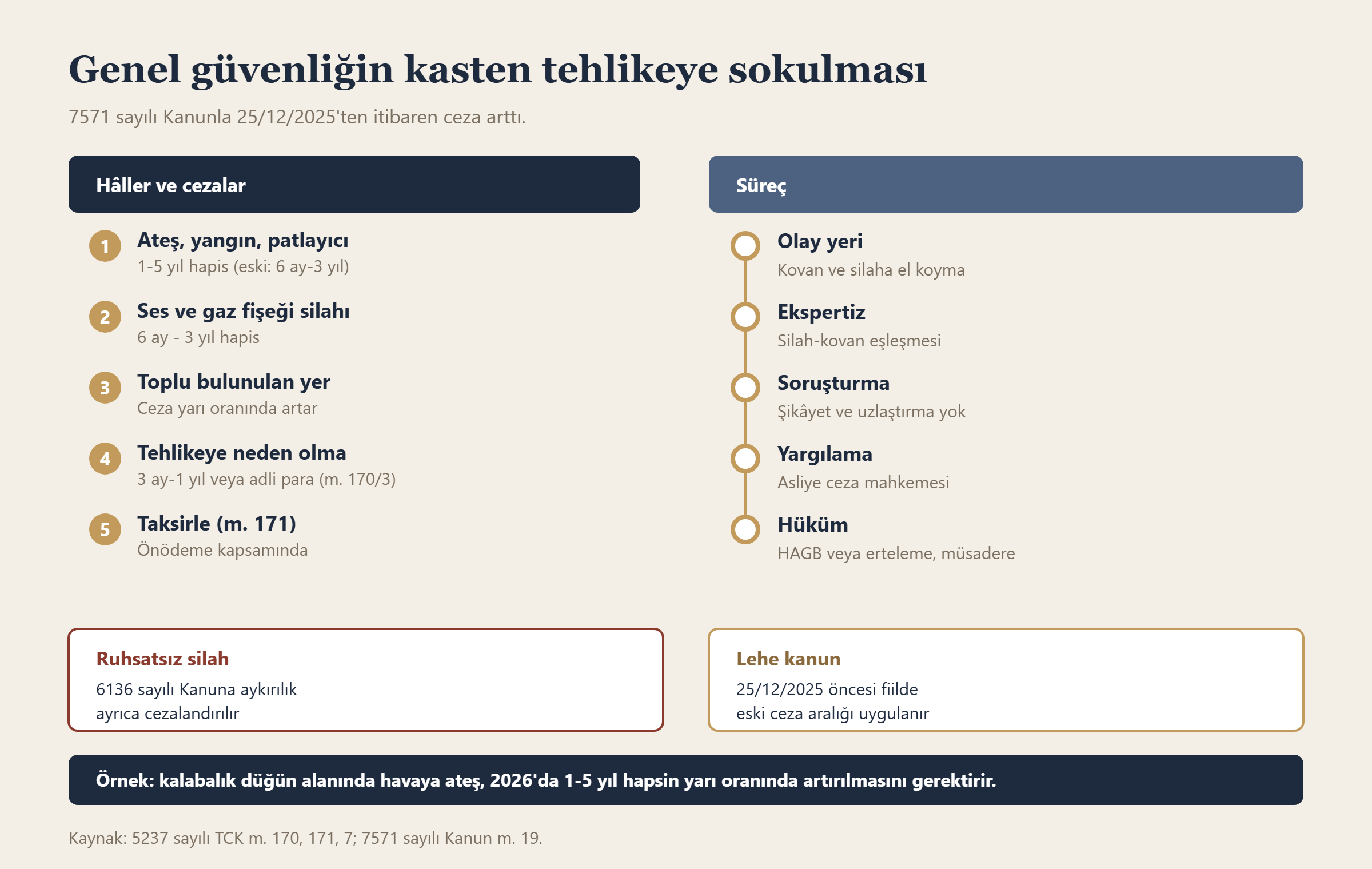 Genel güvenliğin kasten tehlikeye sokulması bilgi grafiği