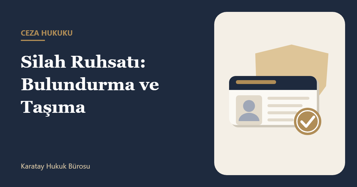 Onay mührü taşıyan ruhsat kartı ve kalkan illüstrasyonu