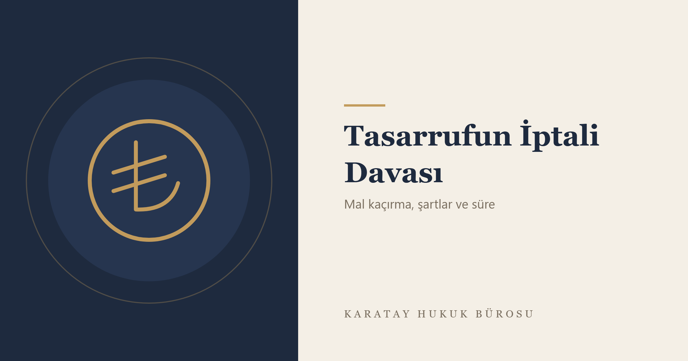 Tasarrufun İptali Davası konulu yazının görseli