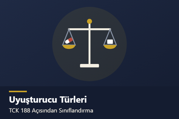 Uyuşturucu ve Uyarıcı Madde Türleri: Ceza Hukuku Bakımından Sınıflandırma ve Sonuçları konulu yazının görseli